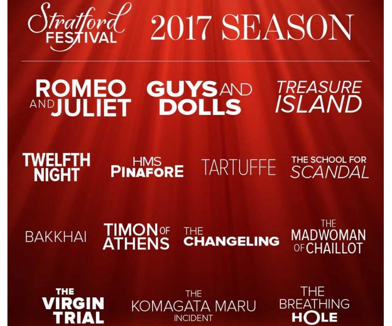 Stratford Festival announces 2017 lineup My Stratford Now