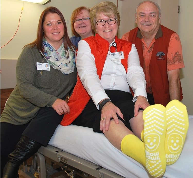 Council's anti-slip socks campaign aims to help prevent falls